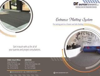 Entrance matting system brochure