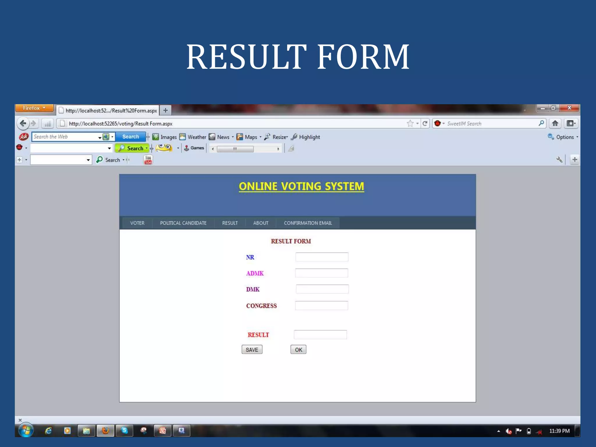 Online Voting System ppt | PPTX