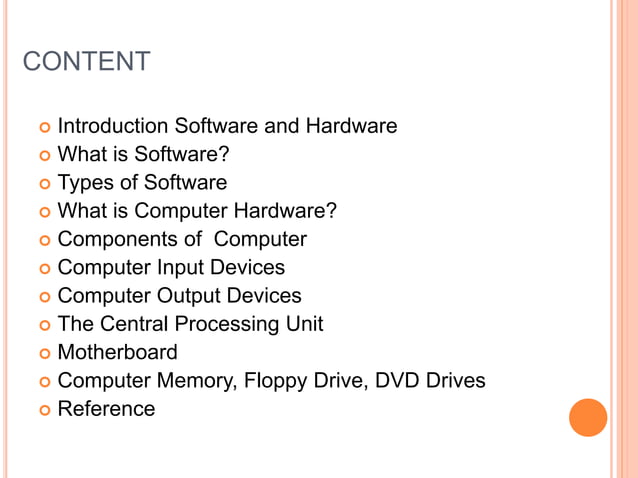 Parts of a Computer ppt | PPT