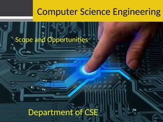 CSE PPT for induction program for computer science and Engineering | PPT
