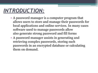 Password Intro cse presentation final.pptx.pdf with slide | PDF