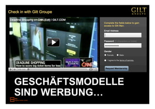 GESCHÄFTSMODELLE
SIND WERBUNG…
 