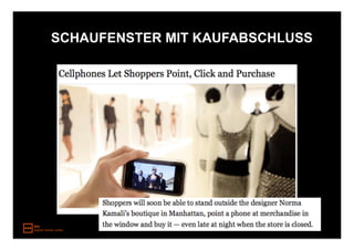 SCHAUFENSTER MIT KAUFABSCHLUSS
 