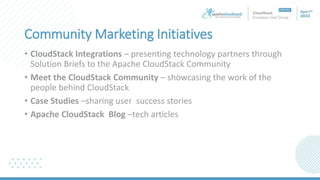 Welcome + CloudStack News | PPT