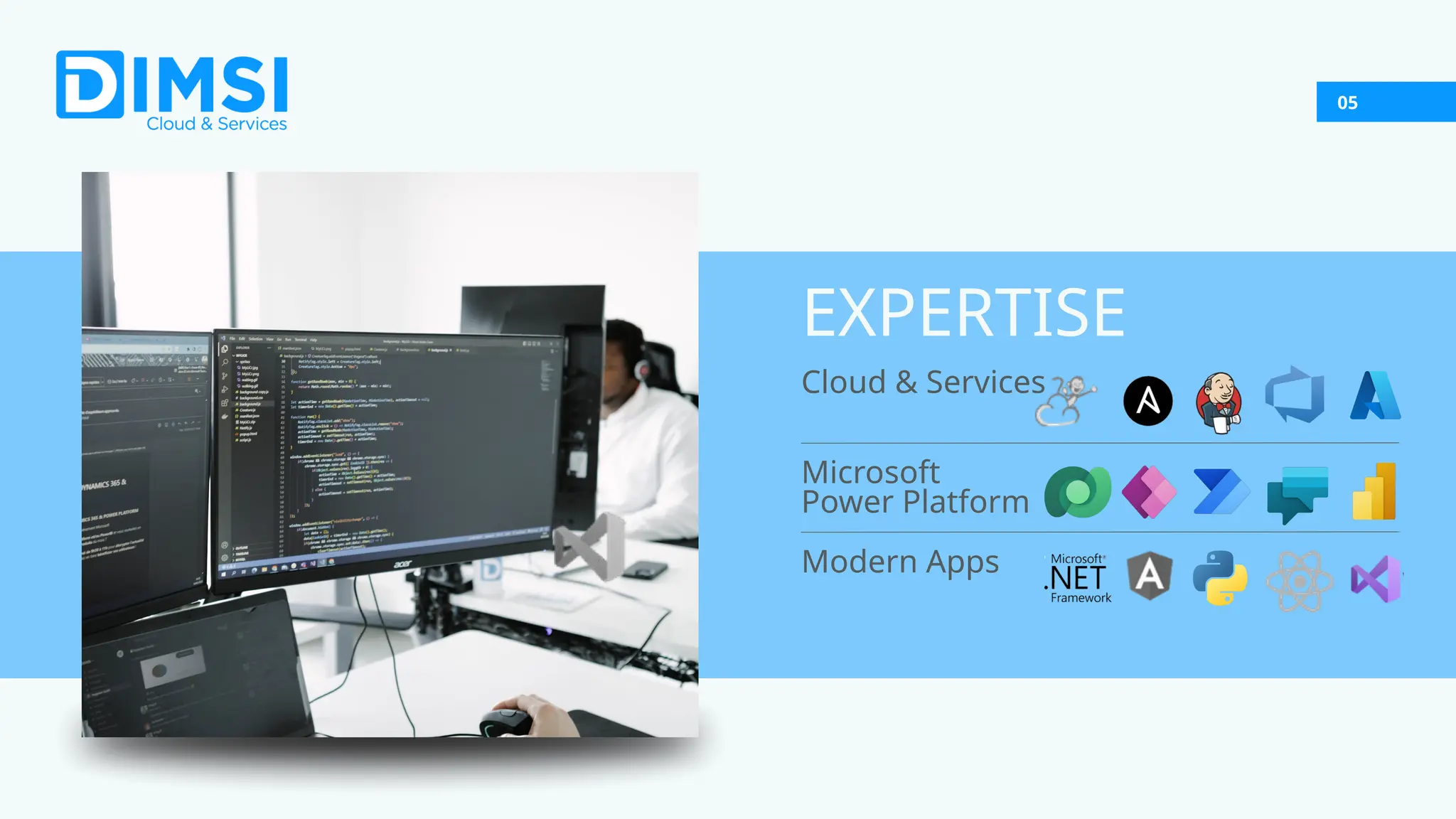 05 EXPERTISE Microsoft Power Platform Cloud & Services Modern Apps 