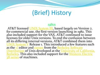 UNIX Operating System ppt | PPT
