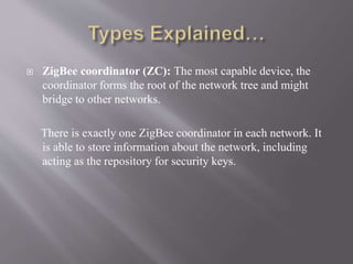 ZIGBEE TECHNOLOGY ppt | PPTX