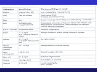 cereberal spinal fluid power point presentation