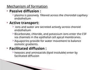 Comprehensive Overview of Cerebrospinal Fluid: Formation, Function, and ...