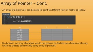 Pointer and File Handling using C programming | PPTX