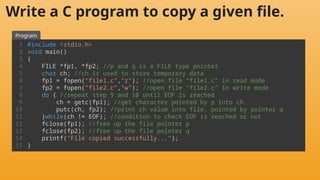 Pointer and File Handling using C programming | PPTX