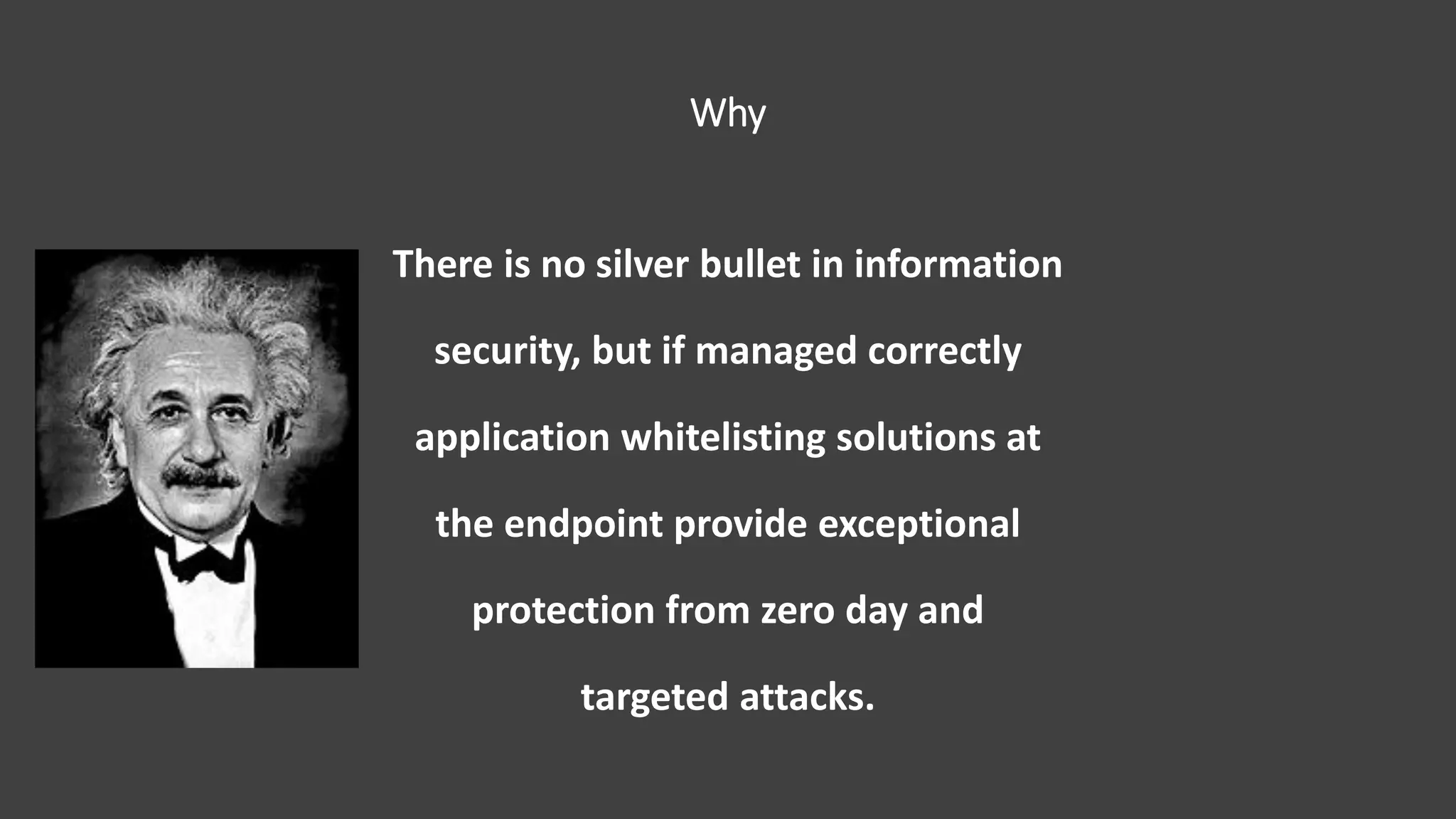 CSF18 Implementing Gartners 1 Whitelisting Karim ElMelhaoui PPT