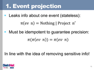 Stateful Declassification Policies for Event-Driven Programs