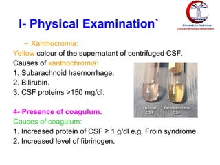 Yellow Csf Color Comprehensive Clinical Pathology Analysis of Cerebrospinal Fluid (CSF ...