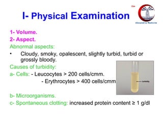 Comprehensive Clinical Pathology Analysis of Cerebrospinal Fluid (CSF ...