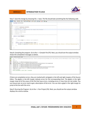 Csf3108 lab module 1 (1) | PDF