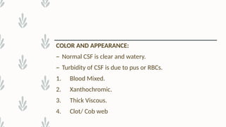 Comprehensive Overview of Cerebrospinal Fluid (CSF) Analysis and ...