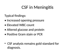 Comprehensive Guide to Cerebrospinal Fluid (CSF) Analysis and ...