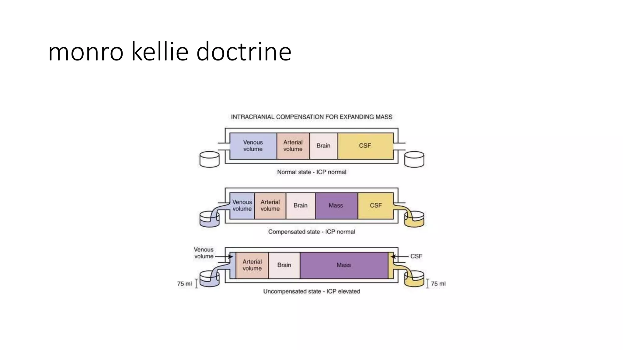 monro kellie doctrine
 