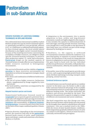 Pastoralism in dryland areas. A case study in sub-Saharan Africa | PDF