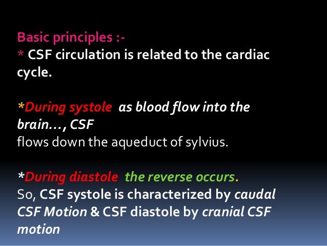 CSF flow study
