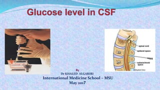 By
Dr KHALED ALGARIRI
International Medicine School – MSU
May 2017
 