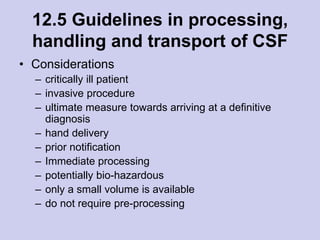 Cerebrospinal fluid,CSF collection, composition | PDF