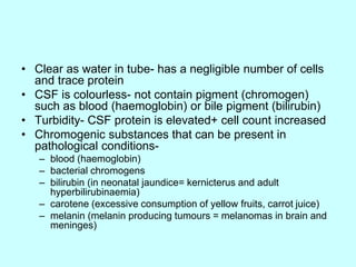 Cerebrospinal fluid,CSF collection, composition | PDF
