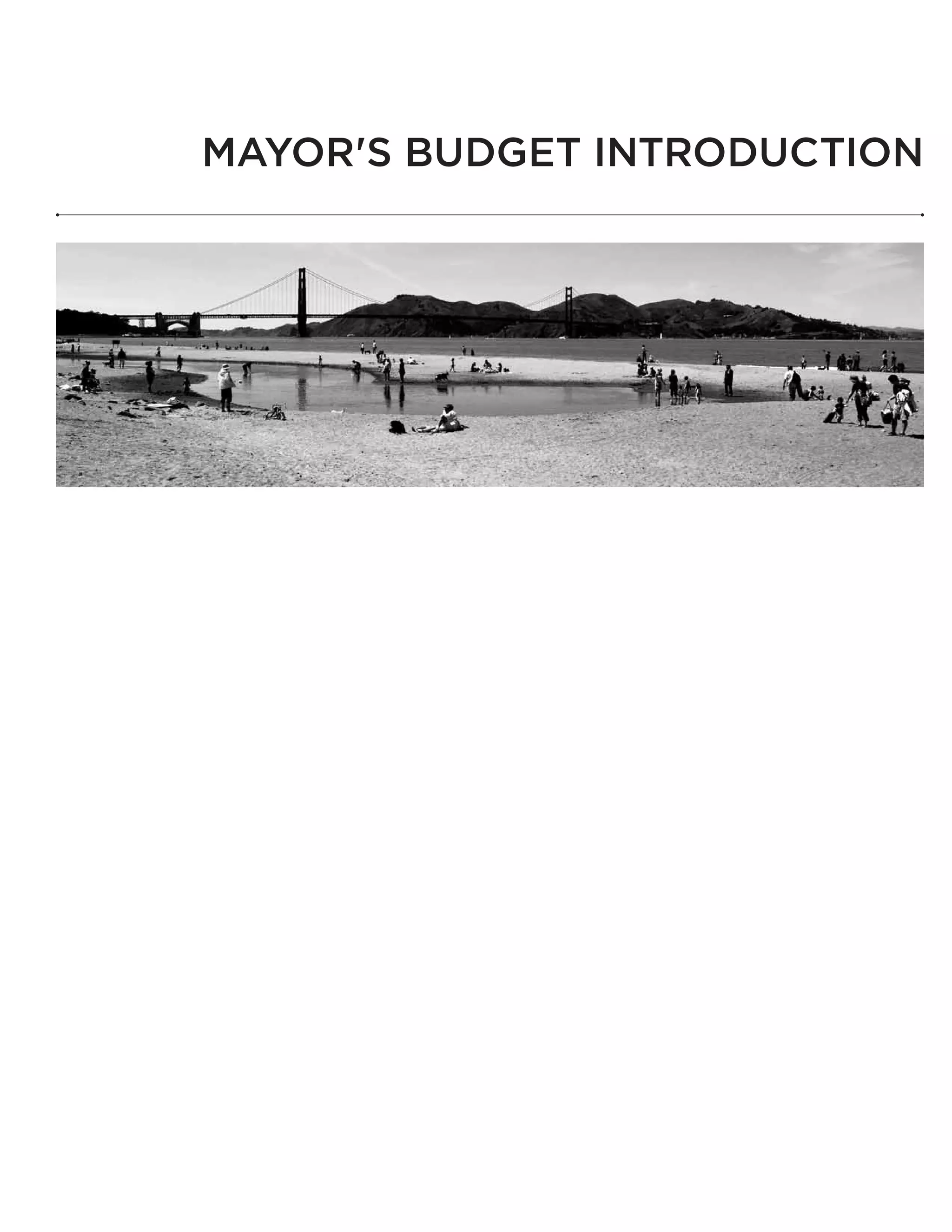 Mayor's Budget Introduction
 