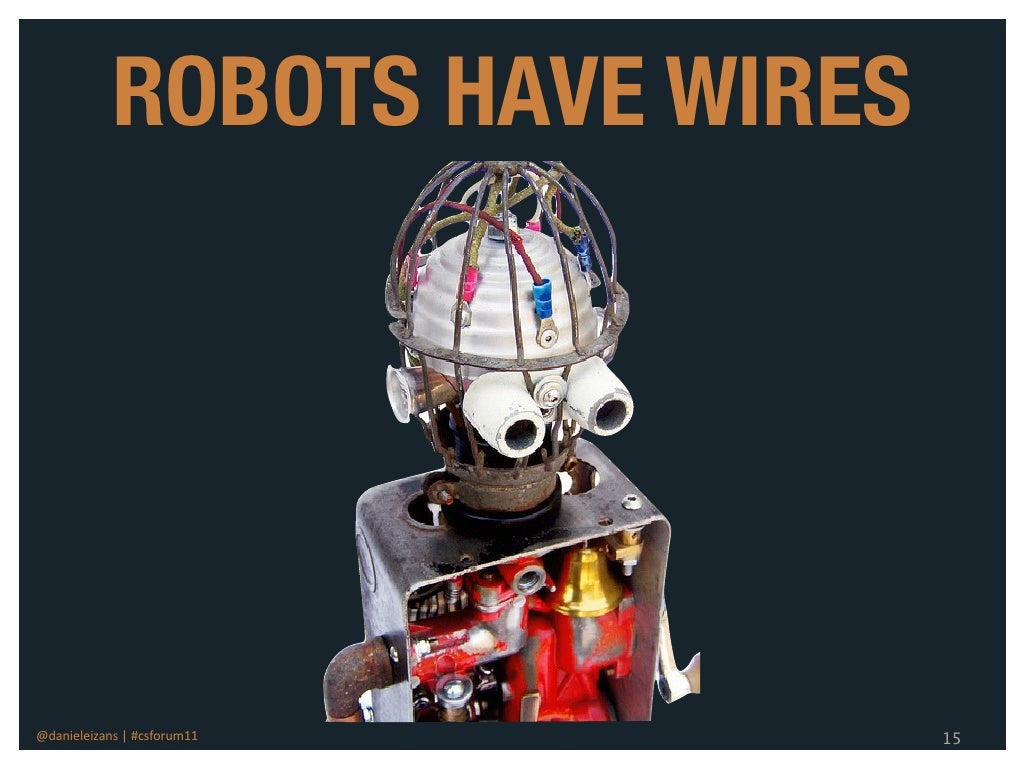 ROBOTS HAVE WIRES danieleizans csforum11 15
