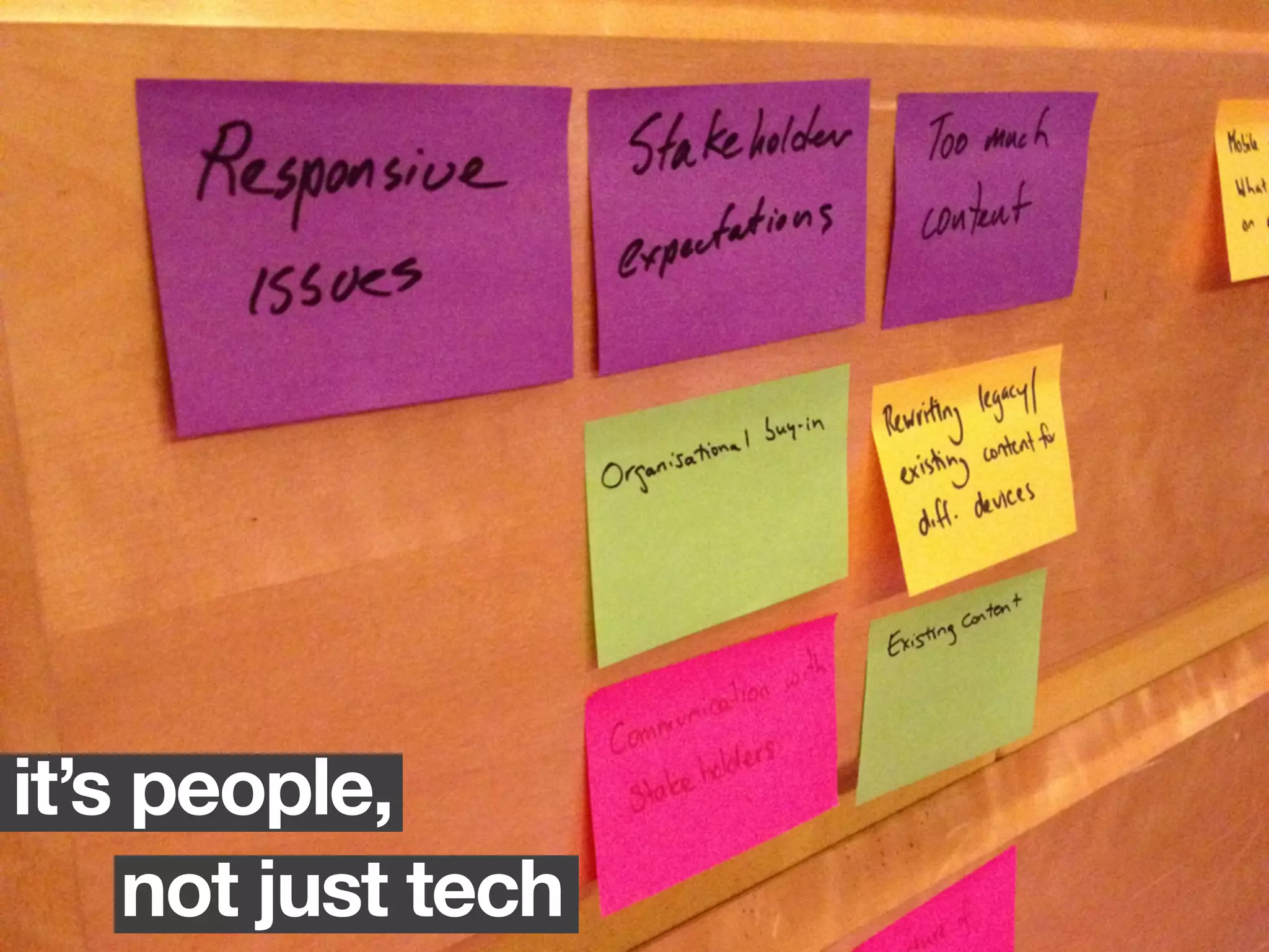 it’s people,
    not just tech
 