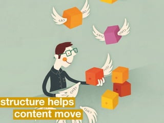 structure helps
   content move
 