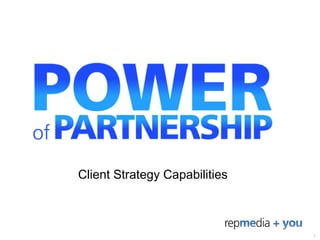 Client Strategy Capabilities 