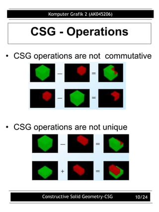 CSG | PPT