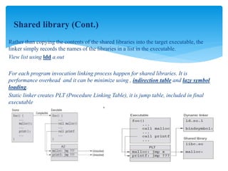 C++ shared libraries and loading | PPT | Free Download
