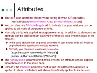 Syntax for destructor is similar to C++. It looks like a method with same names as class but prefixed with tidle(~).  It has no return type, and takes no parameters and no access modifiers. Garbage CollectorRecommended alternative to using destructor is using the System.IDisposable interface. This interface defines a pattern that provides a deterministic mechanism for freeing unmanaged resources and avoid GC related problems. The IDisposable interface defines a single method Dispose() which takes no parameters and returns void. Within this method you can implement releasing the unmanaged resources. It provides a mechanism that allows users of a class to control when resources are freed but requires discipline to ensure Dispose() is called. The benefit of IDisposable is that whenever variable goes out of scope its Dispose() method is called automatically. In general it is better to implement destructors as well as IDispose on your types those required explicit releasing of resources. 