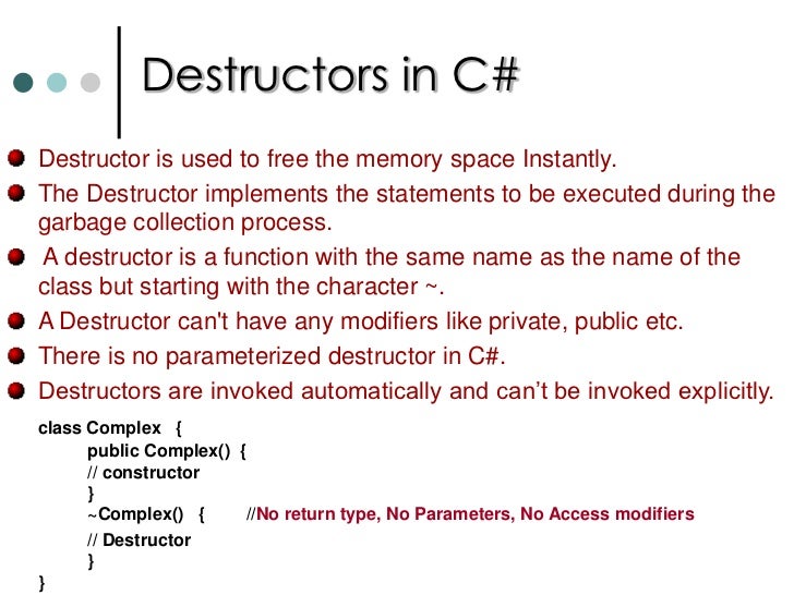 CSharp Presentation