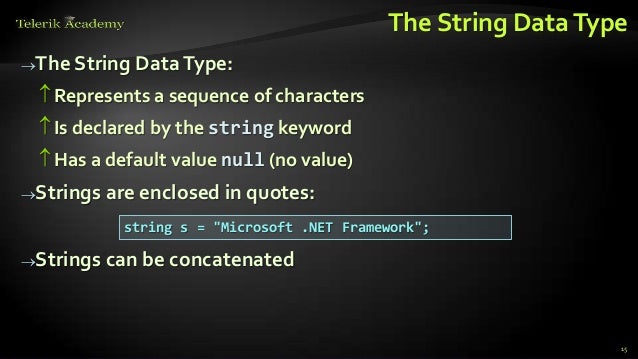 CSharp Language Overview Part 1
