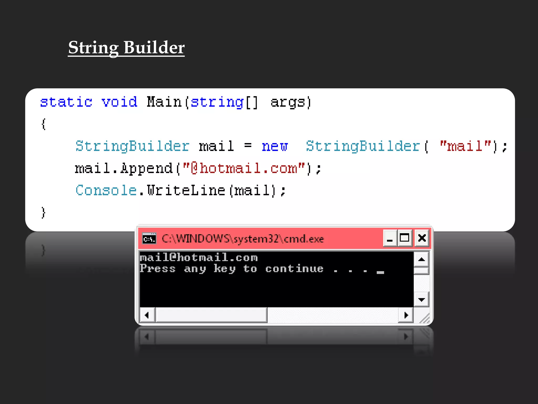 String Builder