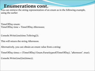 Csharp4 basics | PPT