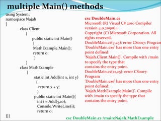 Csharp4 basics | PPT