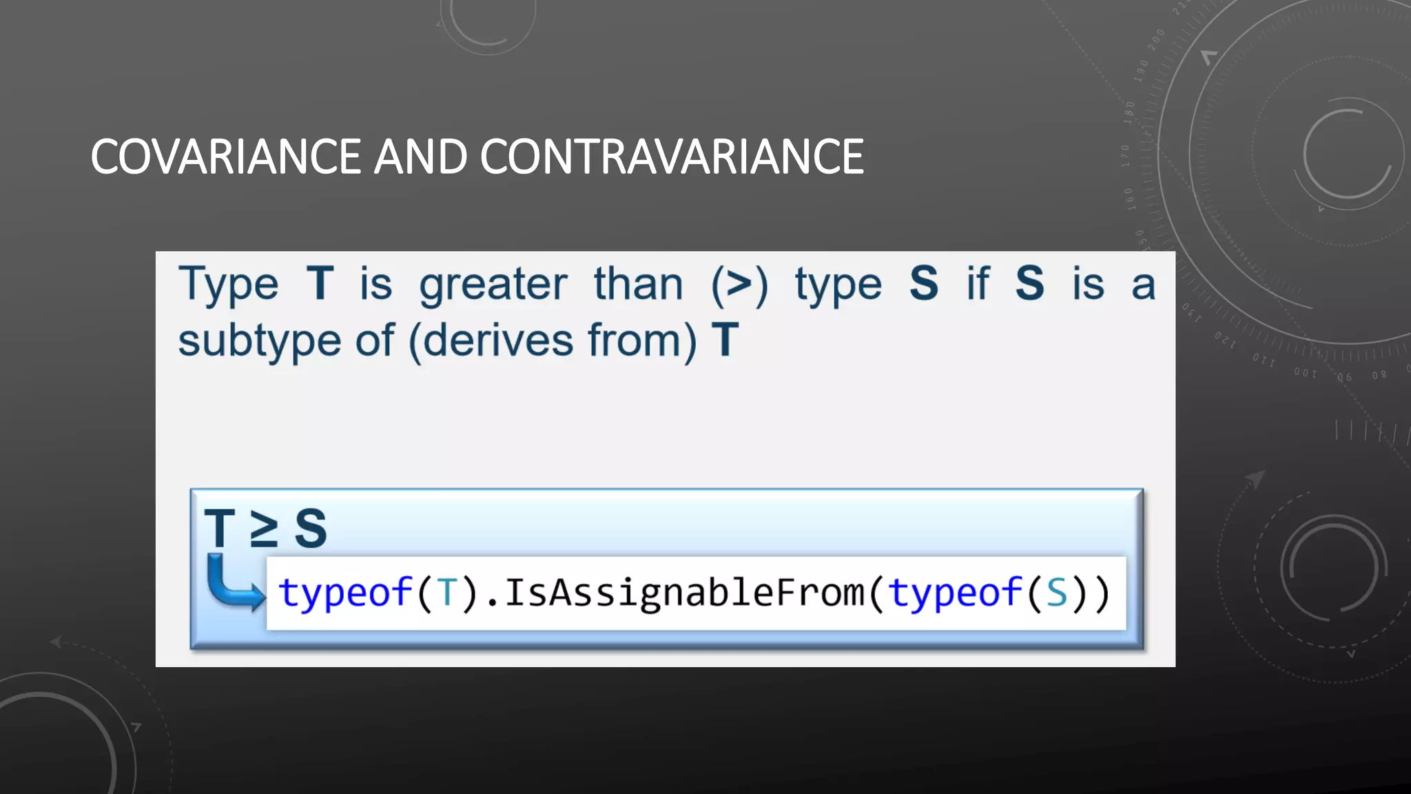 COVARIANCE AND CONTRAVARIANCE
 