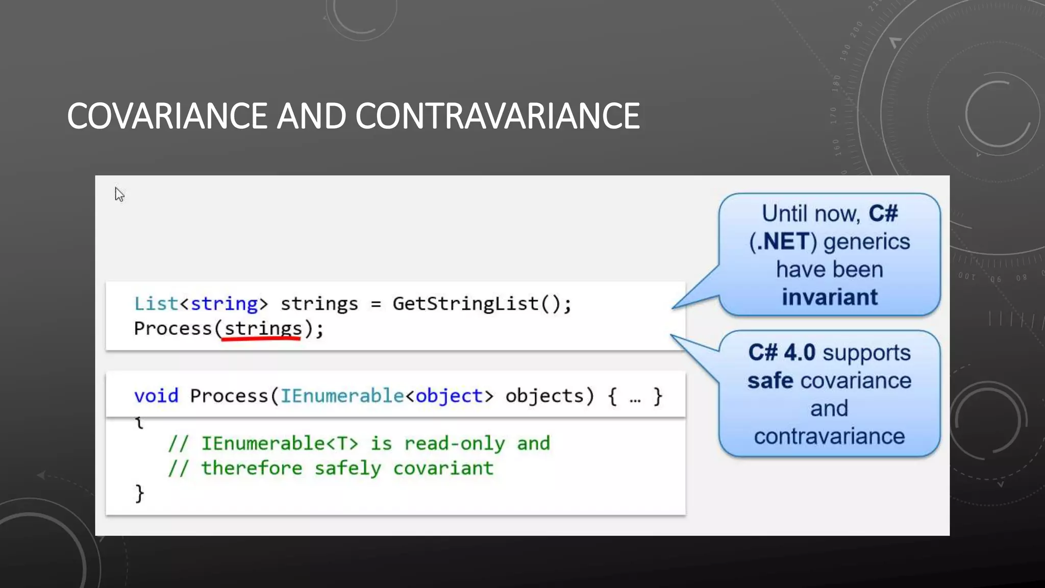 COVARIANCE AND CONTRAVARIANCE
 