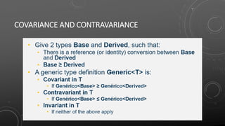 COVARIANCE AND CONTRAVARIANCE
 