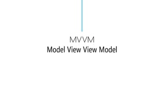 MVVMModel View ViewModel 