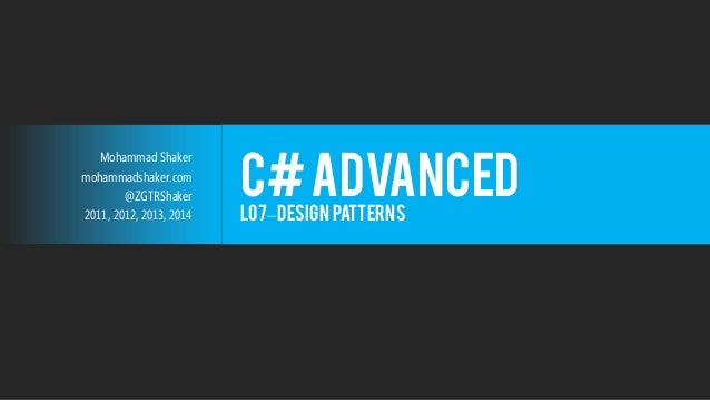 Design Patterns Interview Questions And Answers For Experienced C Design Patterns Interview Questions And Answers For Experienced C