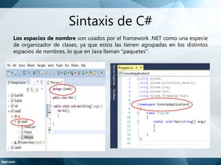 Caracteristicas de C Sharp | PPTX