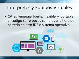 Caracteristicas de C Sharp | PPTX