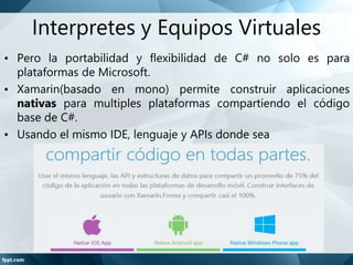 Caracteristicas de C Sharp | PPTX