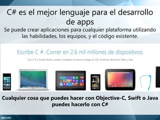 Caracteristicas de C Sharp | PPTX